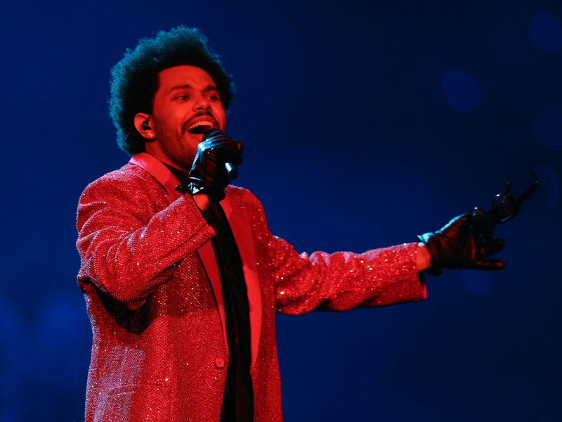 The Weeknd ist bald in einer Hauptrolle des Films «Hurry Up Tomorrow» zu sehen. (Archivbild) - Foto: Chris Carlson/AP/dpa