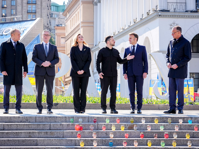 Gedenken an die ukrainischen Kriegsopfer auf dem Maidan.  - Foto: Kay Nietfeld/dpa