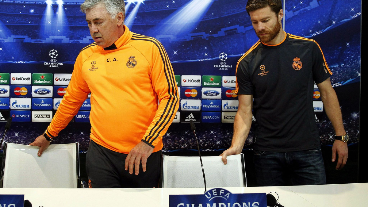 Reals Noch-Trainer Carlo Ancelotti kennt Xabi Alonso noch aus gemeinsamen Zeiten in der spanischen Hauptstadt. - Foto: picture alliance / dpa