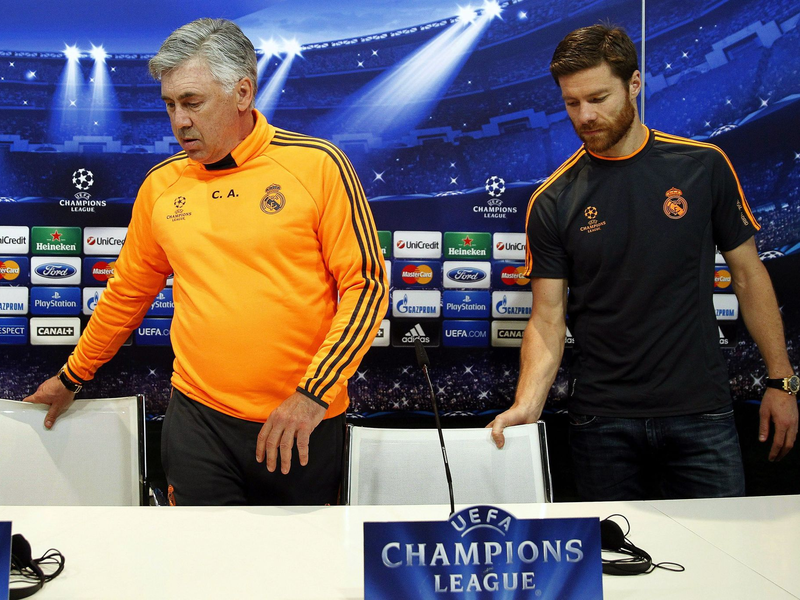 Reals Noch-Trainer Carlo Ancelotti kennt Xabi Alonso noch aus gemeinsamen Zeiten in der spanischen Hauptstadt. - Foto: picture alliance / dpa