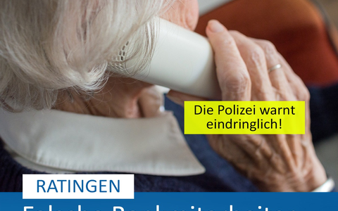 POL-ME: Falsche Bankmitarbeiter betrügen 100-Jährige - 2505042 - Foto: presseportal.de