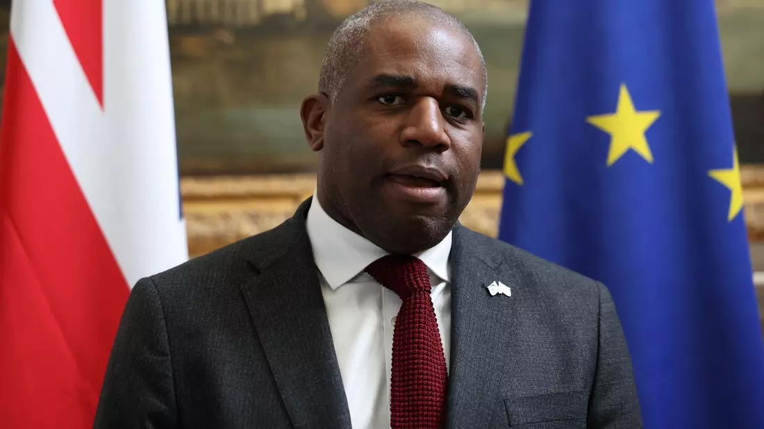 Der britische Außenminister Lammy hat europäische Vertreter zu Gesprächen nach London geladen. (Archivbild) - Bild: Isabel Infantes/PA Wire/dpa