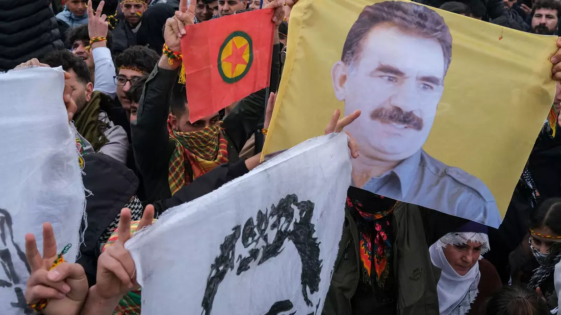 Die verbotene kurdische Arbeiterpartei PKK gibt ihre Auflösung bekannt. (Archivbild) - Bild: Bilal Seckin/SOPA Images via ZUMA Press Wire/dpa