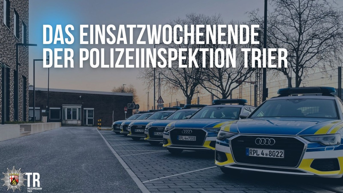 POL-PDTR: Das Einsatzwochenende der Polizeiinspektion Trier vom 04.07.2025 bis zum 06.07.2025 - Foto: presseportal.de