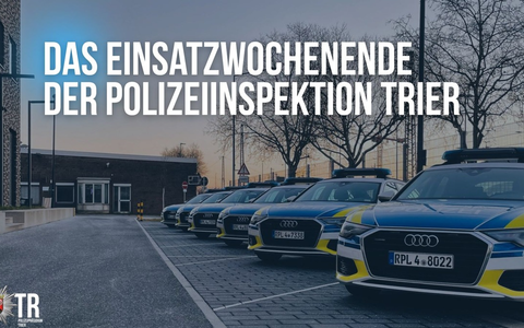 POL-PDTR: Das Einsatzwochenende der Polizeiinspektion Trier vom 22.08.2025 bis zum 24.08.2025 - Foto: presseportal.de