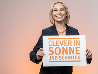 Susanne Klehn erneut an Hautkrebs erkrankt / Botschafterin der Deutschen Krebshilfe ruft zur Hautkrebsprävention auf - Foto: presseportal.de