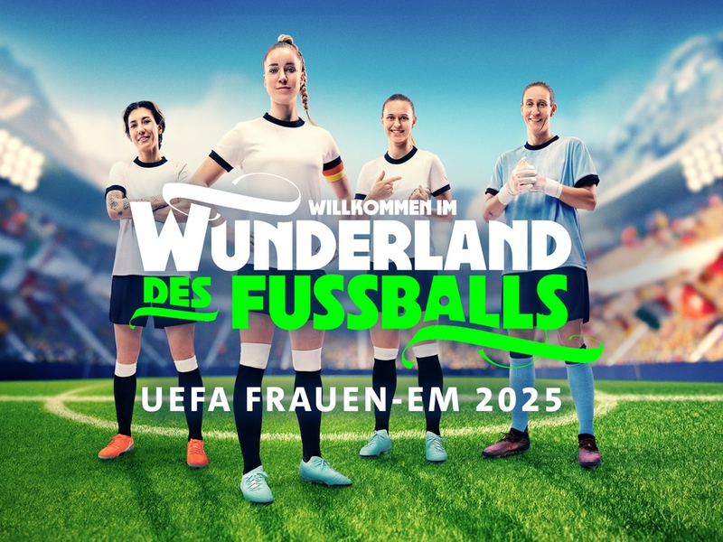Ab 2. Juli live sehen, hören und genießen - die UEFA Frauen-EM 2025 in der ARD - Foto: presseportal.de