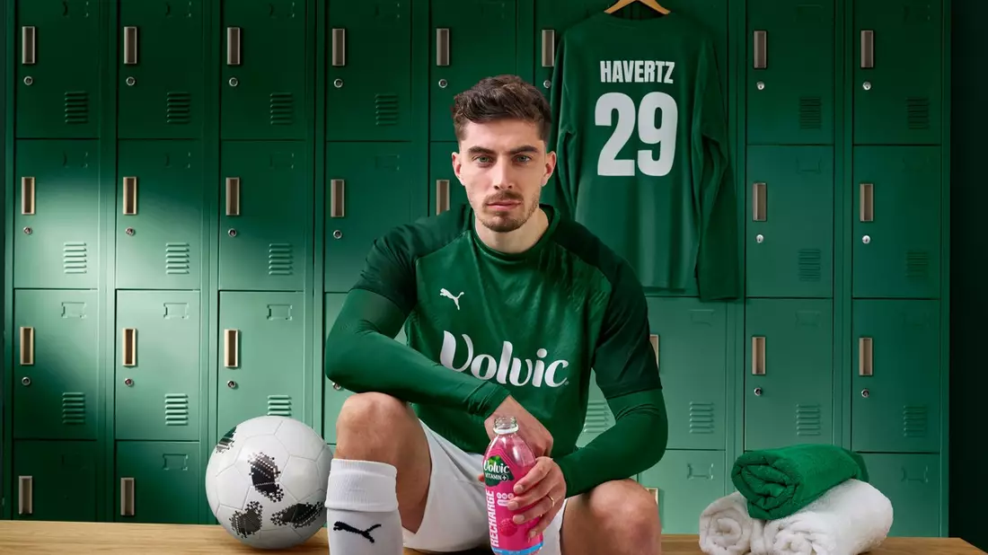 Kai Havertz und Volvic Vitamin+ - gemeinsam für natürliche, innere Stärke - Bild: presseportal.de
