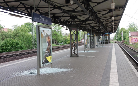 BPOLI DD: Zeugenaufruf nach Sachbeschädigung am Haltepunkt Dresden-Strehlen - Foto: presseportal.de