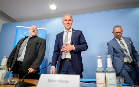 Höcke sieht Gutachten auch als wichtig für Rechtsstreit der Bundes-AfD. - Foto: Kay Nietfeld/dpa Höcke sieht Gutachten auch als wichtig für Rechtsstreit der Bundes-AfD. - Foto: Kay Nietfeld/dpa