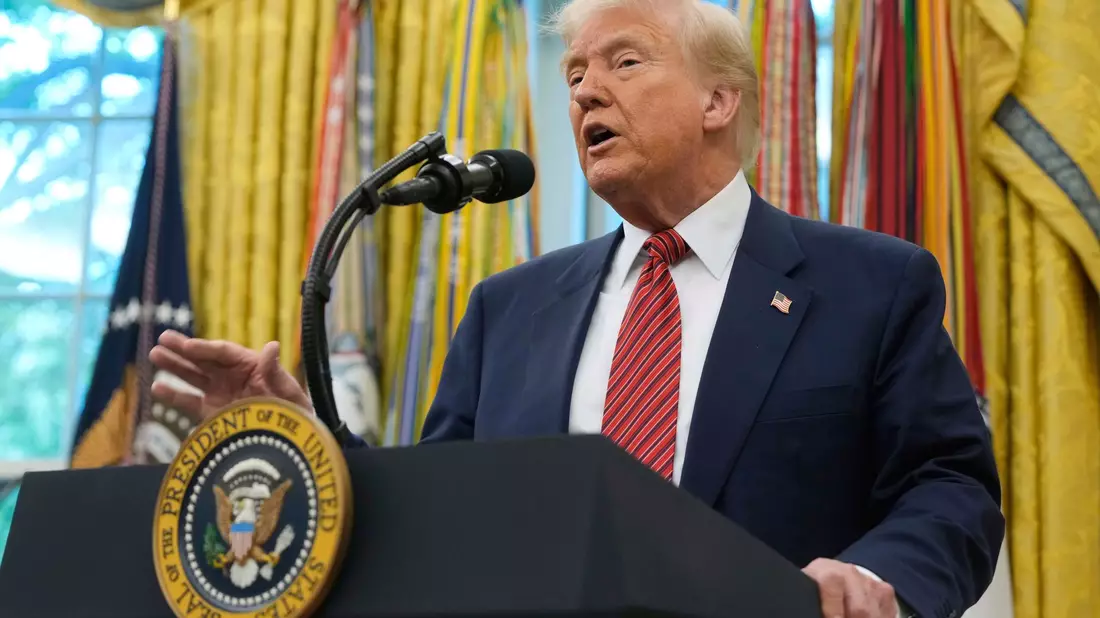 Trump hofft auf gutes Ergebnis des Türkei-Treffens (Archivbild)  - Bild: Mark Schiefelbein/AP/dpa