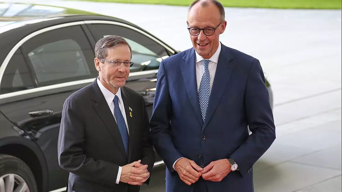 Isaak Herzog und Friedrich Merz am 12.05.2025 - Bild: über dts Nachrichtenagentur