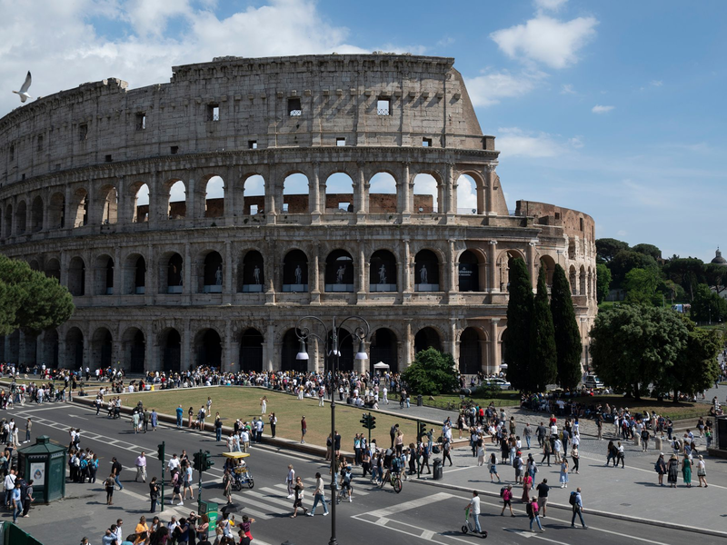 Im Kolosseum soll es künftig Pop-Konzerte geben. (Archivbild) - Foto: Marijan Murat/dpa