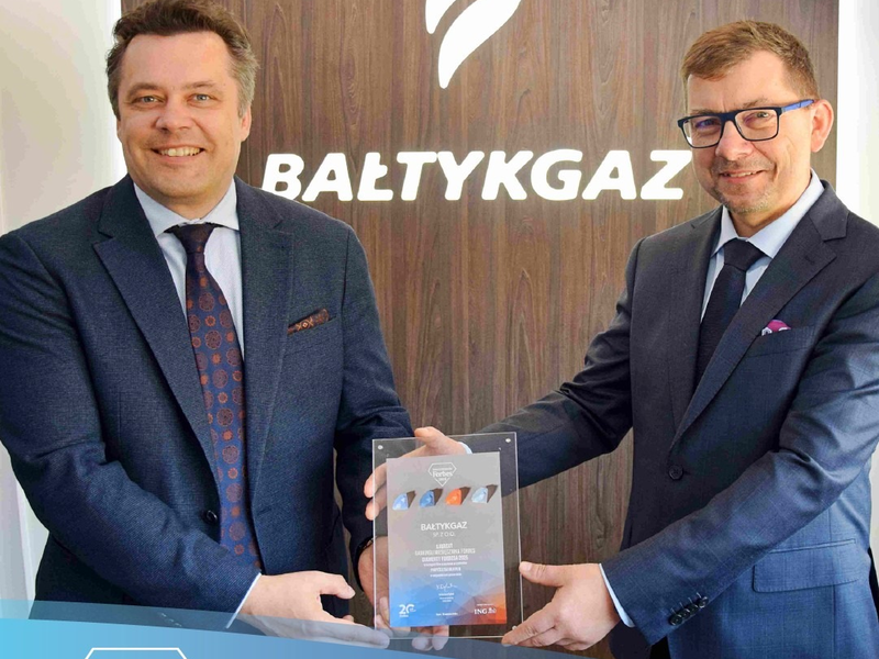 Rheingas-Tochter BALTYKGAZ erneut mit dem Forbes Diamond ausgezeichnet - Foto: presseportal.de