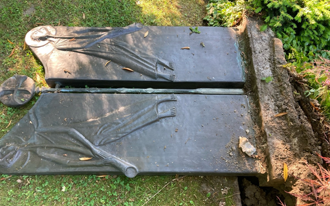 POL-ME: Versuchter Grabstein-Diebstahl - 2505056 - Foto: presseportal.de