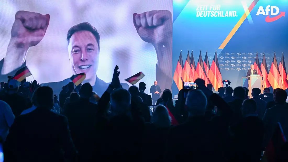 Musk unterstützte im Wahlkampf die deutsche AfD. (Archivbild) - Bild: Hendrik Schmidt/dpa