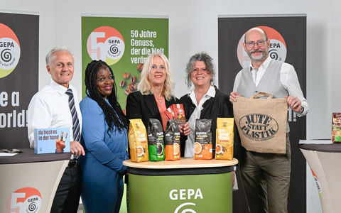 50 Jahre GEPA - Taste a fair world! / 10,9 Prozent mehr Umsatz in 2024; Fairness zählt: Blick nach vorn - Foto: presseportal.de 50 Jahre GEPA - Taste a fair world! / 10,9 Prozent mehr Umsatz in 2024; Fairness zählt: Blick nach vorn - Foto: presseportal.de