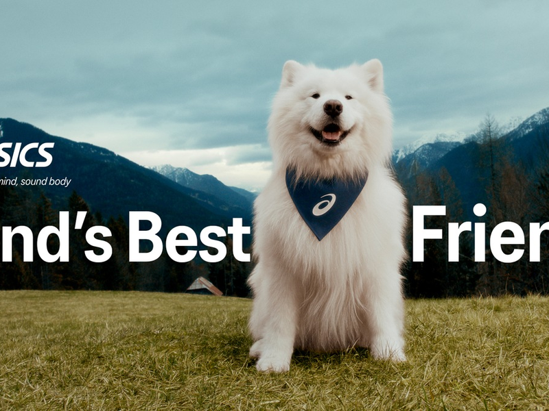 Vier Pfoten, eine Mission: ASICS motiviert mit Hund als Markenbotschafter zu mehr Bewegung - Foto: presseportal.de
