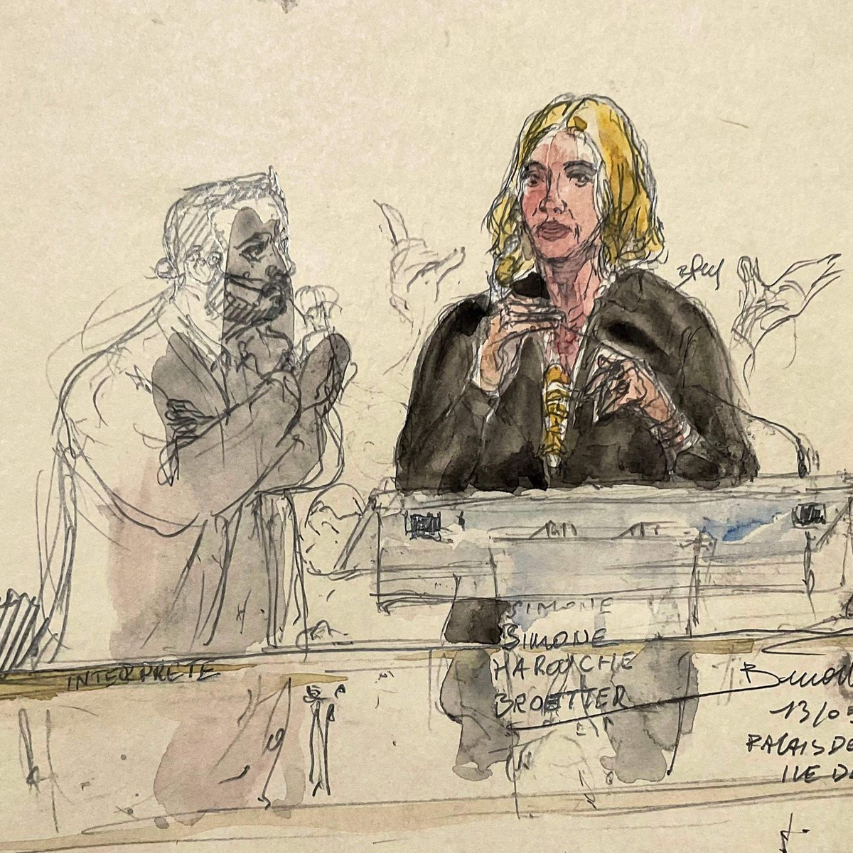 Die Stylistin von Kim Kardashian, die sich während des Überfalls mit dem US-Star in dem Appartement befand, sprach vor Gericht von Panik und Todesangst. - Foto: Benoit Peyrucq/AFP/dpa