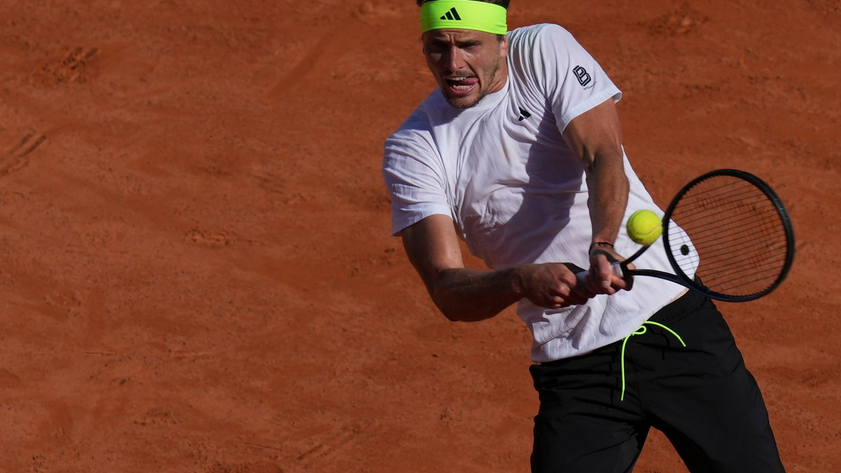 Alexander Zverev schaffte es ins Viertelfinale von Rom - Foto: Alfredo Falcone/LaPresse via AP/dpa