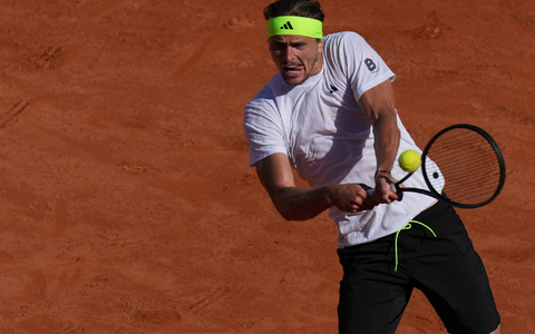 Alexander Zverev schaffte es ins Viertelfinale von Rom - Foto: Alfredo Falcone/LaPresse via AP/dpa
