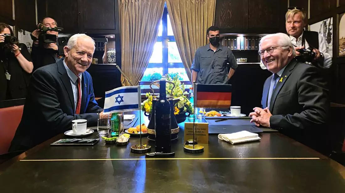 Frank-Walter Steinmeier und Benny Gantz am 14.05.2025 - Bild: über dts Nachrichtenagentur