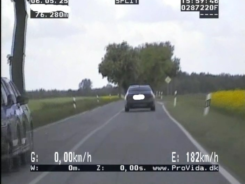 POL-NB: Auf schmaler Allee mit 182 km/h gerast - Foto: presseportal.de