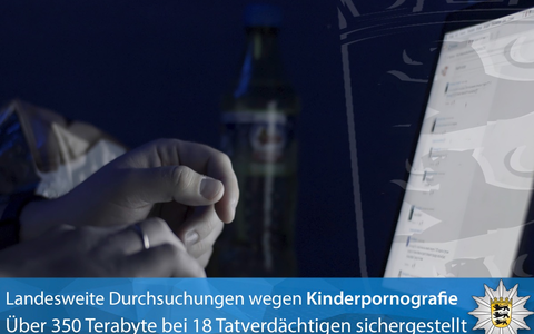 LKA-BW: Gemeinsame Pressemitteilung des Cybercrime-Zentrums und des Landeskriminalamts Baden-Württemberg: Landesweite Durchsuchungen wegen Kinderpornografie - Foto: presseportal.de LKA-BW: Gemeinsame Pressemitteilung des Cybercrime-Zentrums und des Landeskriminalamts Baden-Württemberg: Landesweite Durchsuchungen wegen Kinderpornografie - Foto: presseportal.de
