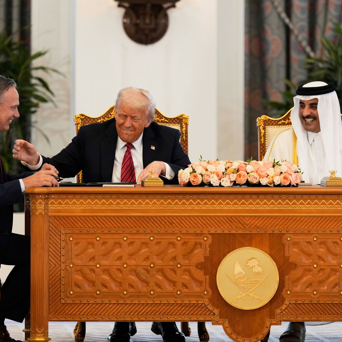 Während Trumps Besuch wurden zahlreiche Wirtschaftsdeals geschlossen. - Foto: Alex Brandon/AP/dpa