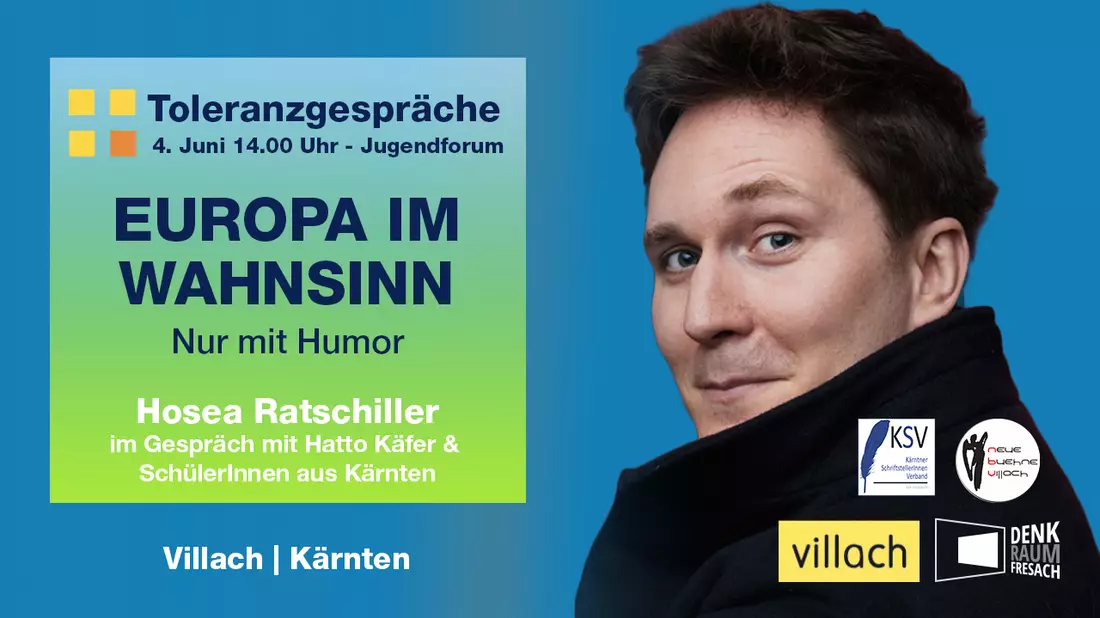 Hosea Ratschiller zu Gast in Villach - Bild: Denk.Raum.Fresach über pressetext.de