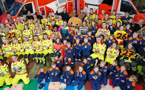 Erste Hilfe mit der Maus / WDR Blechbläser und Notfallsanitäter bringen Lebensretter-Wissen in NRW-Grundschulen - Foto: presseportal.de