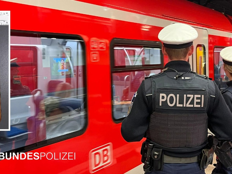 Bundespolizeidirektion München: 51-Jähriger verletzte bei Streit in der S-Bahn Unbekannten mit Küchenmesser - Bundespolizei sucht nach Geschädigten - Foto: presseportal.de