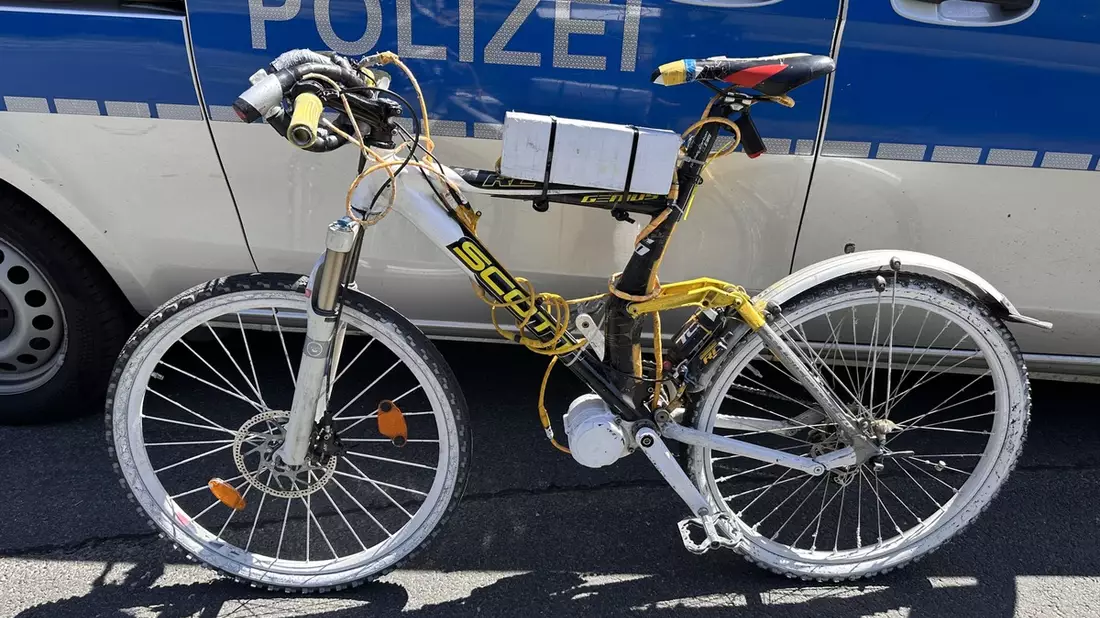 POL-F: 250515 - 0518 Frankfurt - Nied: Fahrrad mit Motor der Marke Eigenbau sichergestellt - Bild: presseportal.de