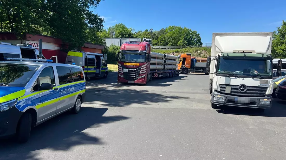 POL-GI: Gießen: LKW-Kontrollen - viele Mängel - Bild: presseportal.de