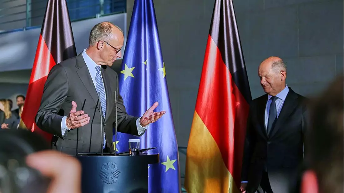 Friedrich Merz und Olaf Scholz (Archiv) - Bild: über dts Nachrichtenagentur