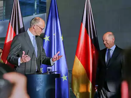Friedrich Merz und Olaf Scholz (Archiv) - Foto: über dts Nachrichtenagentur