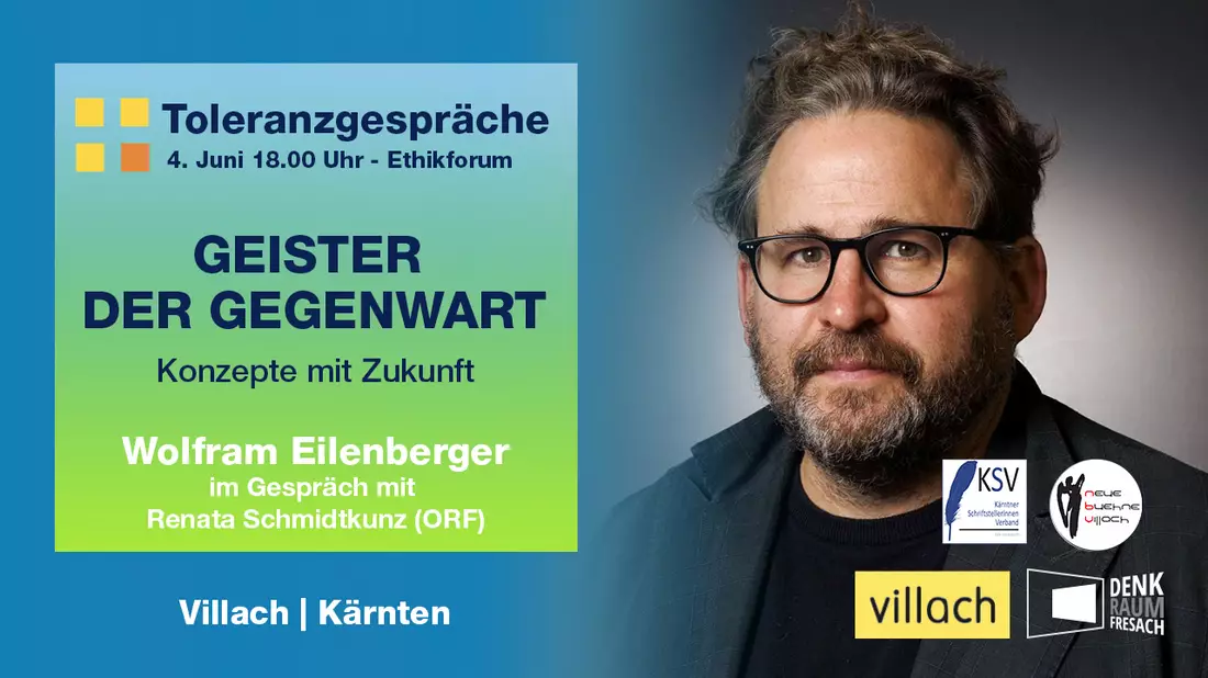 Wolfram Eilenberger zu Gast in Villach - Bild: Denk.Raum.Fresach über pressetext.de