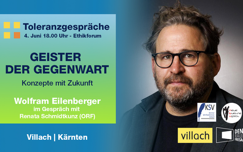 Wolfram Eilenberger zu Gast in Villach - Foto: Denk.Raum.Fresach über pressetext.de