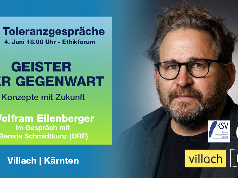 Wolfram Eilenberger zu Gast in Villach - Foto: Denk.Raum.Fresach über pressetext.de