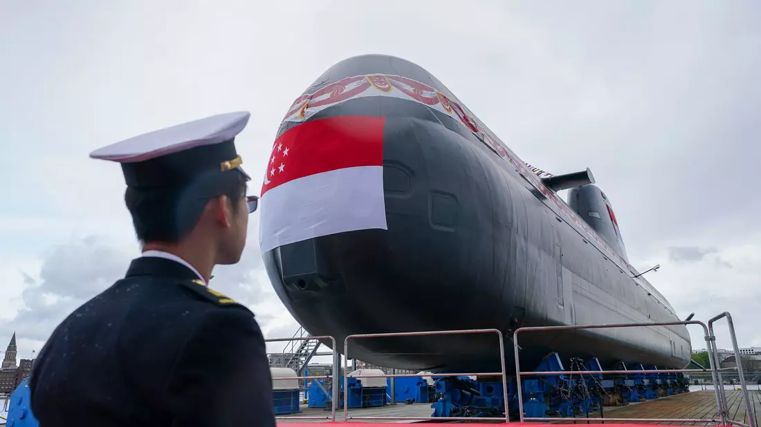 Singapur hatte in der Vergangenheit bereits vier U-Boote in Kiel bestellt. (Archivbild) - Bild: Marcus Brandt/dpa