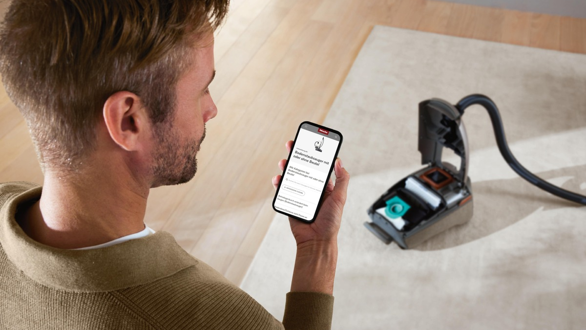 Download statt Ausdruck: Miele setzt bei Gebrauchsanleitungen auf mehr Nachhaltigkeit - Foto: presseportal.de