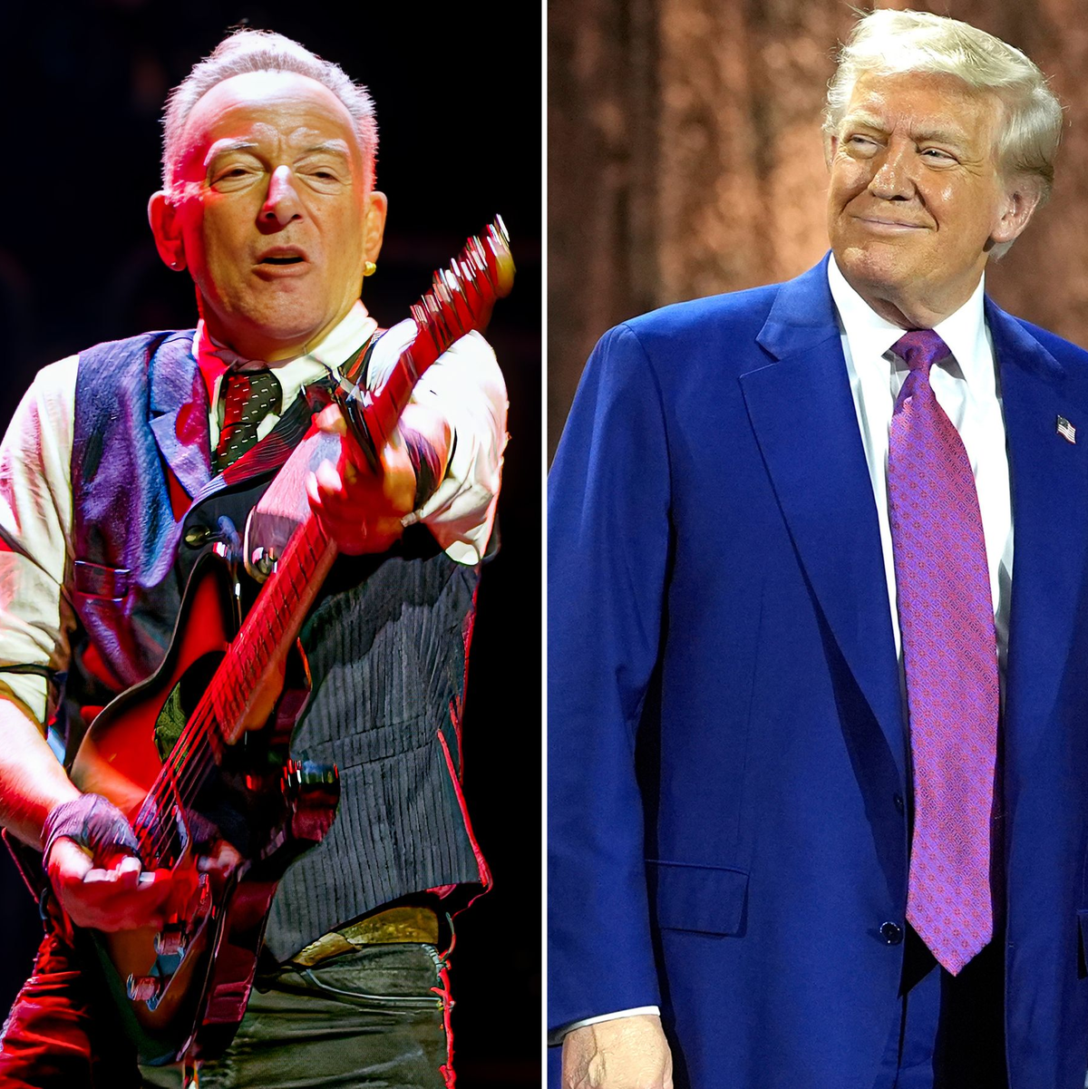 Trump attackiert Springsteen scharf.  - Foto: Andy Von Pip/Alex Brandon/ZUMA Press Wire/AP/dpa