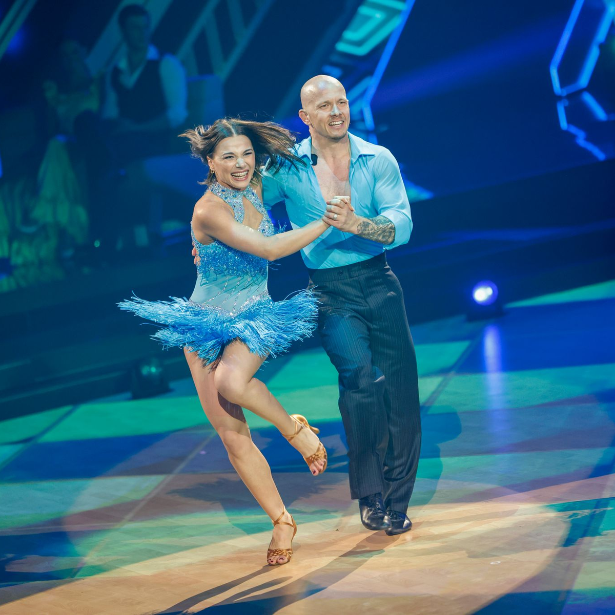 Reck-Olympiasieger Fabian Hambüchen erhielt für seine Improvisation die Bestnote. - Foto: Thomas Banneyer/dpa