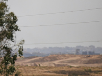 Blick von Israel in den Gazastreifen (Archiv) - Foto: über dts Nachrichtenagentur