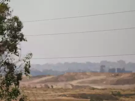 Blick von Israel in den Gazastreifen (Archiv) - Foto: über dts Nachrichtenagentur