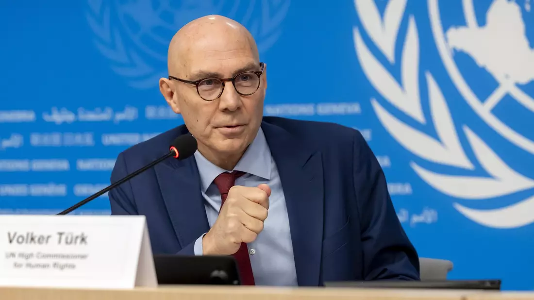 Der Chef des UN-Menschenrechtsbüros verurteilt Israels massive Angriffe im Gazastreifen mit drastischen Worten. (Archivbild) - Bild: Salvatore Di Nolfi/KEYSTONE/dpa