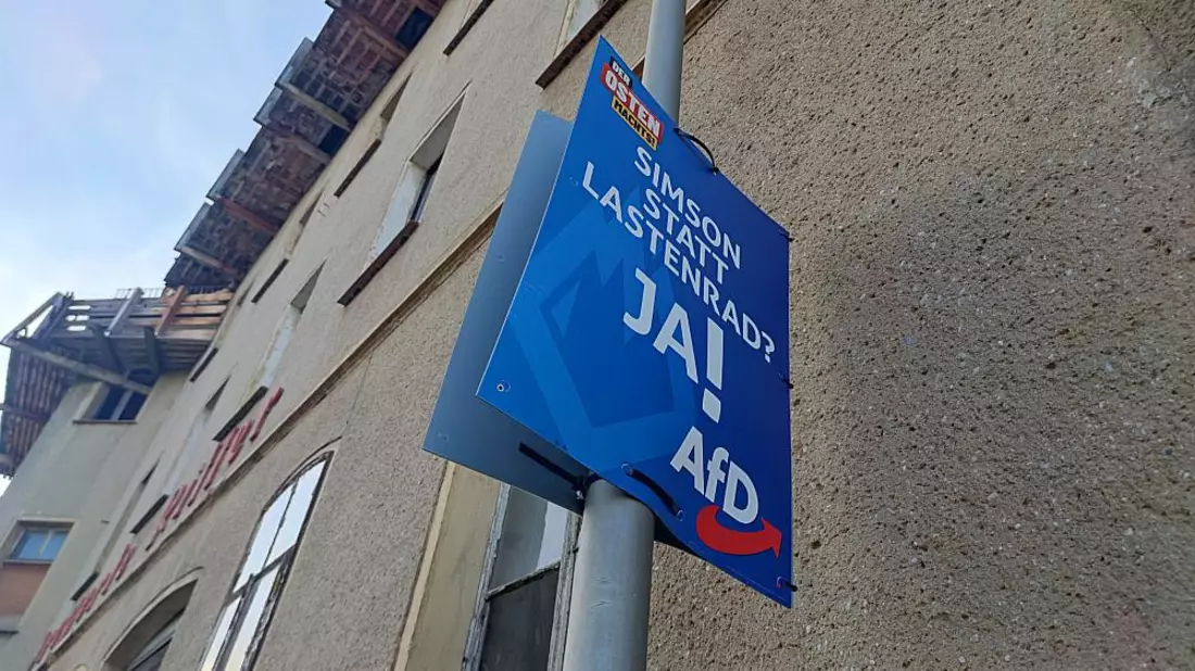 AfD-Wahlplakat zur Landtagswahl in Thüringen (Archiv) - Bild: über dts Nachrichtenagentur