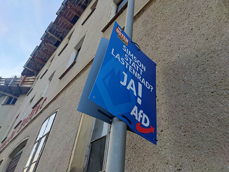 AfD-Wahlplakat zur Landtagswahl in Thüringen (Archiv) - Foto: über dts Nachrichtenagentur