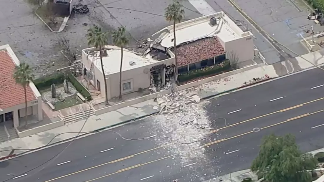 Mitarbeiter der Fruchtbarkeitsklinik wurden nicht verletzt.  - Bild: -/ABC7 Los Angeles via AP/dpa