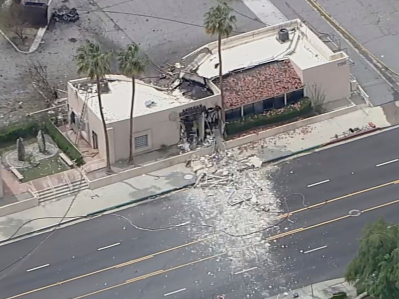 Mitarbeiter der Fruchtbarkeitsklinik wurden nicht verletzt.  - Foto: -/ABC7 Los Angeles via AP/dpa